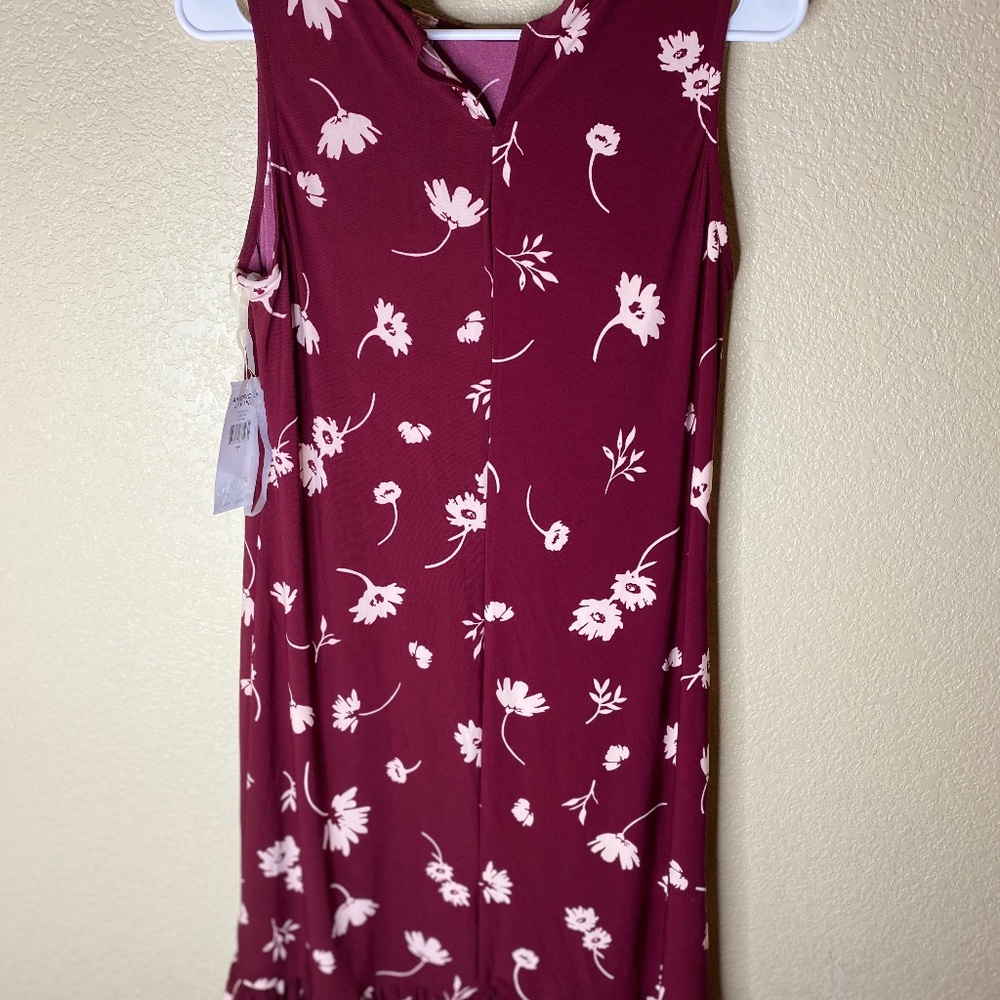 American Living Floral Ruffled Hem Dress